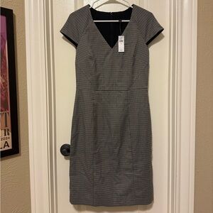 NWT Banana Republic Checkered Dress